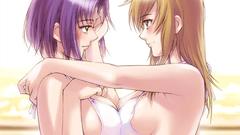 Bra yuri purple hair