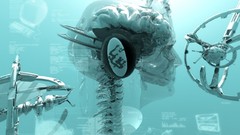 Brain skeletons earphones