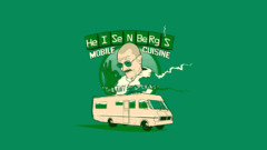 Breaking Bad RV green background humor heisenberg Green vans