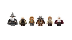 Bricks Gandalf dwarfs The Hobbit minimalistic Balin Bilbo 