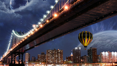 Bridge planets ballon strange