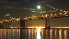 Bridges cityscapes Oakland Bay