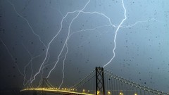 Bridges spectacular article lightning bolts