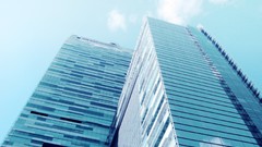 Bright root modern Skyscrapers architecture