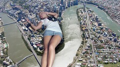 Brisbane Photo manipulation giant woman