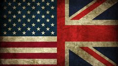 Britain Flags USA Union