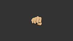 Bro fists hands minimalistic