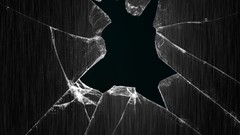 Broken screen broken glass