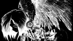 Broken wings black blk