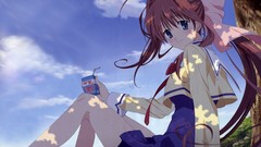 Brown blue eyes da capo noriko