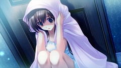 Brown eyes brunettes midori no umi game cg
