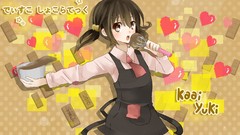 Brown eyes brunettes vocaloid kaai yuki hair ornaments