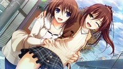 Brown short hair tomose shunsaku game cg koi