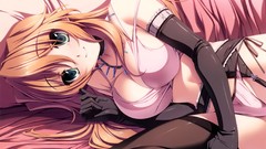 Brown stockings long hair underwear panties Senomoto Hisashi 