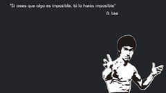 Bruce Lee thinking