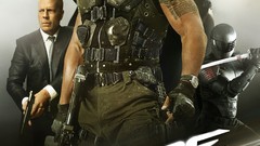 Bruce Willis Dwayne Johnson movie posters G.I. Joe Retaliation