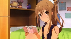 Brunettes Anime Ookami-san to