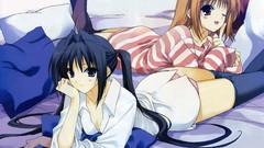 Brunettes beds cgi long