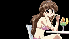 Brunettes bikini vectors Anime
