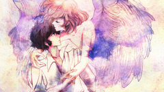 Brunettes blondes angels wings