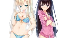 Brunettes blondes bikini panties