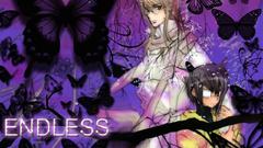 Brunettes blondes eyepatch nekomimi