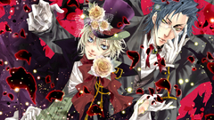 Brunettes blondes Flowers glasses