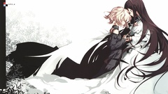 Brunettes blondes long hair