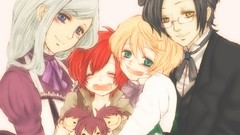 Brunettes blondes maids suit