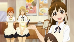 Brunettes blondes redheads waitress