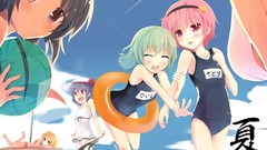 Brunettes blondes touhou brown