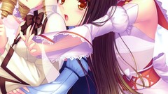 Brunettes blondes touhou dress