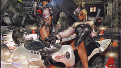 Brunettes blondes woman Future