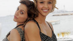 Brunettes blondes woman nature