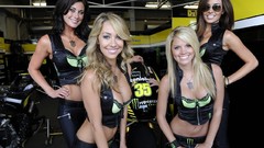 Brunettes blondes woman stomach