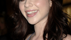 Brunettes blue eyes cleavage