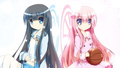 Brunettes blue eyes long