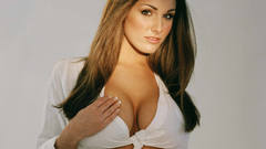 Brunettes boobs woman cleavage