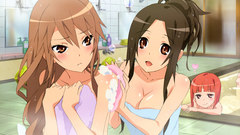 Brunettes brown eyes towels