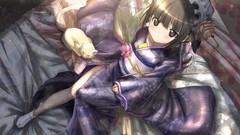 Brunettes cats Animals kimono