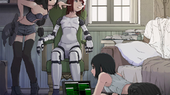 Brunettes Computers Robots robot