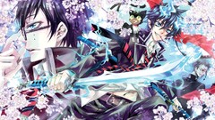 Brunettes flames Flowers Anime