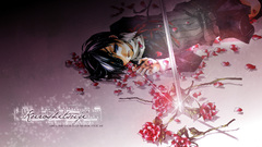 Brunettes Flowers eyepatch kuroshitsuji