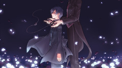 Brunettes Flowers suit eyepatch