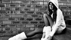 Brunettes grayscale hoodies