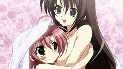 Brunettes green eyes pink