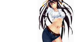 Brunettes Katana long hair