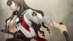 Brunettes Katana school uniforms