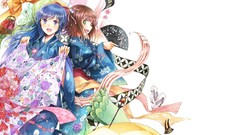 Brunettes kisaragi chihaya kimono