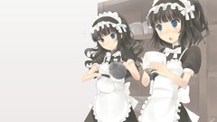 Brunettes maids blue eyes